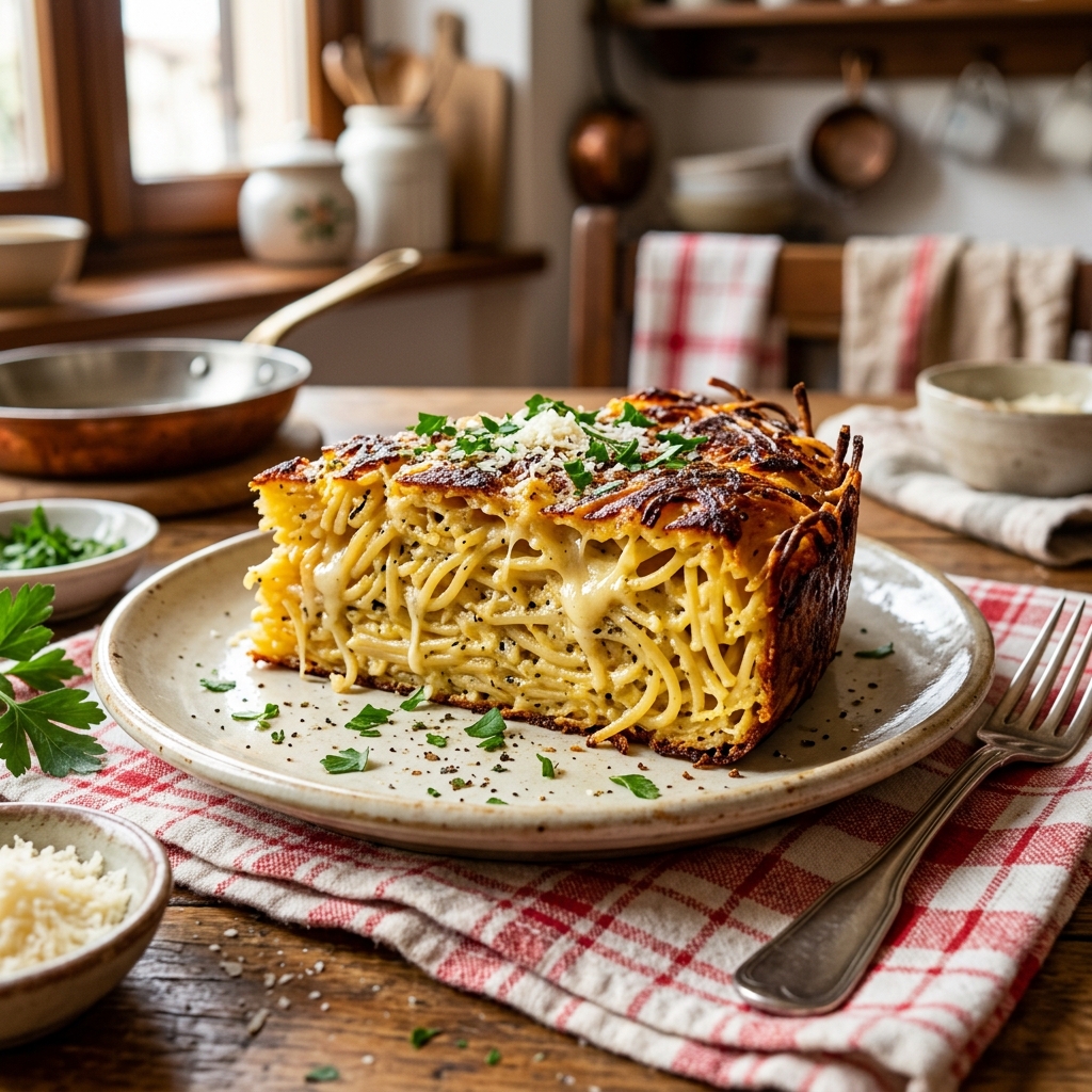 Frittata di Spaghetti